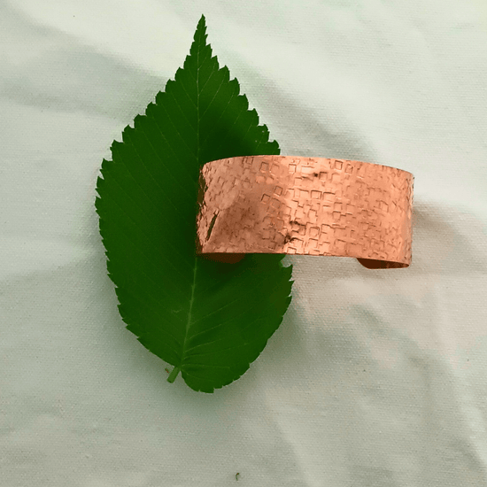 Copper Pebble Cuff