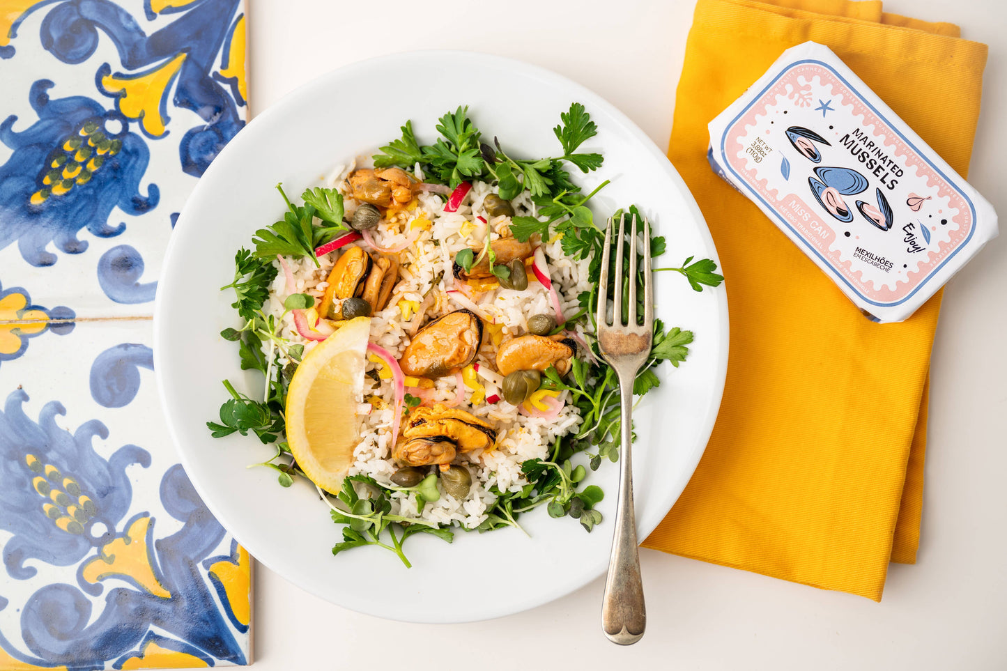 Marinated Mussels in Escabeche Sauce by Miss Tin