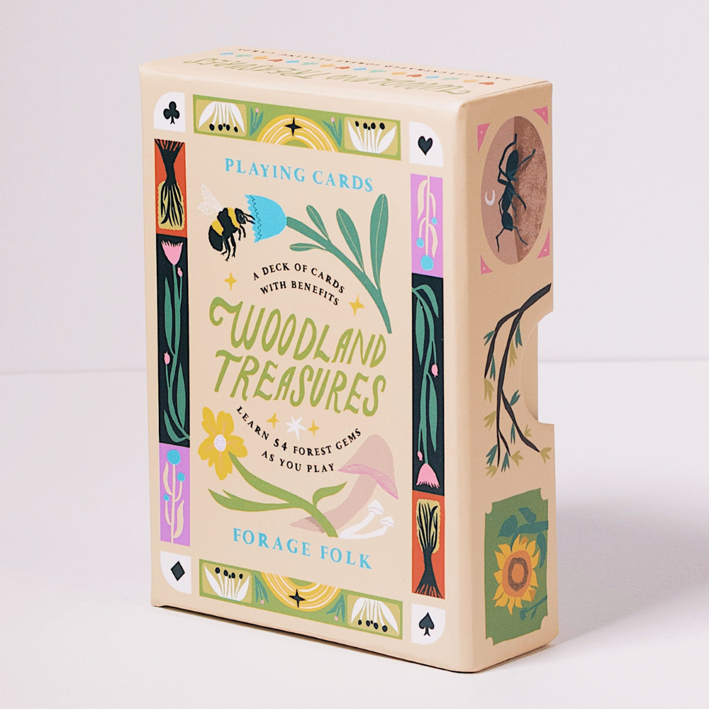 Woodland Treasures Forest Plant Playing Cards by Forage Folk
