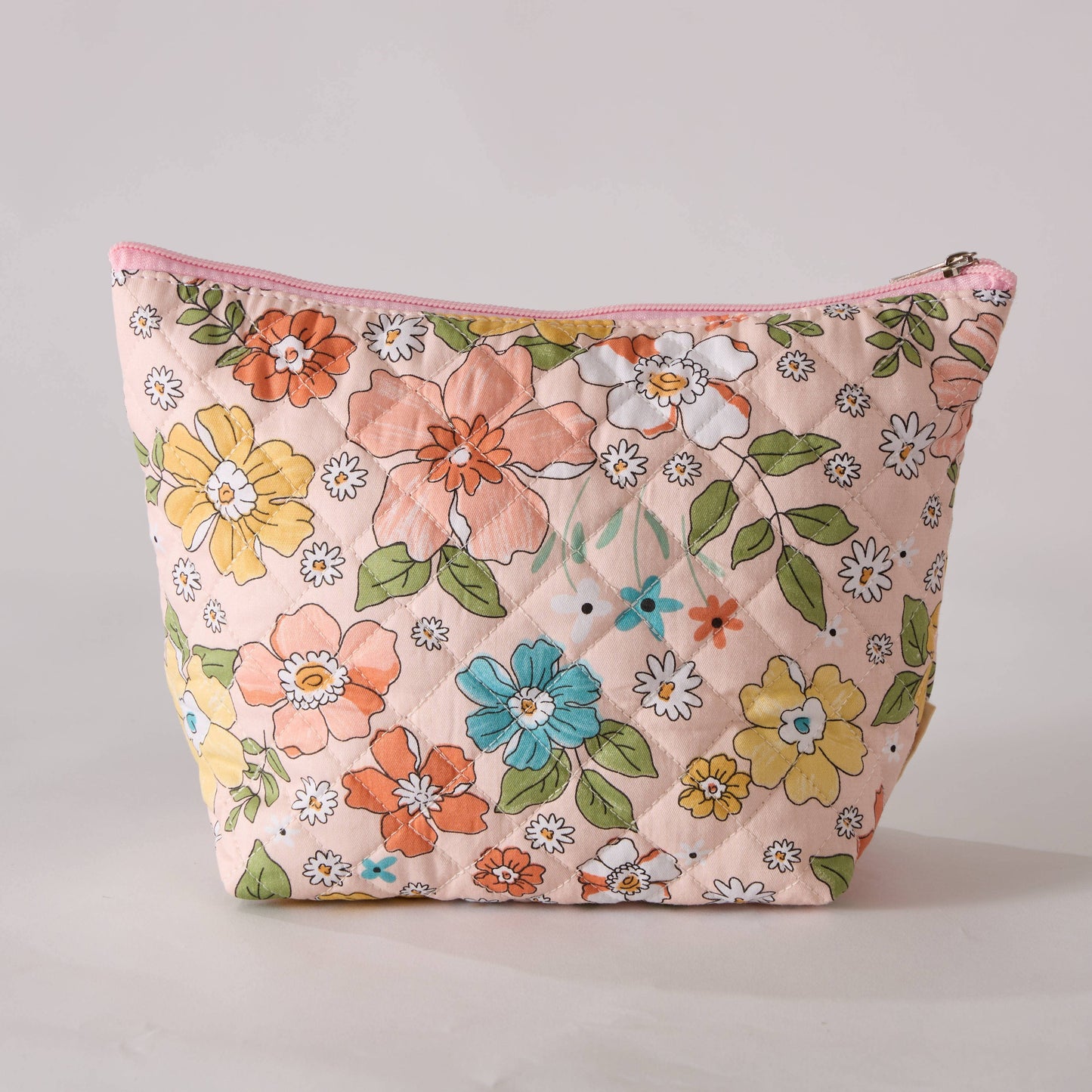 Floral Cosmetic Bag