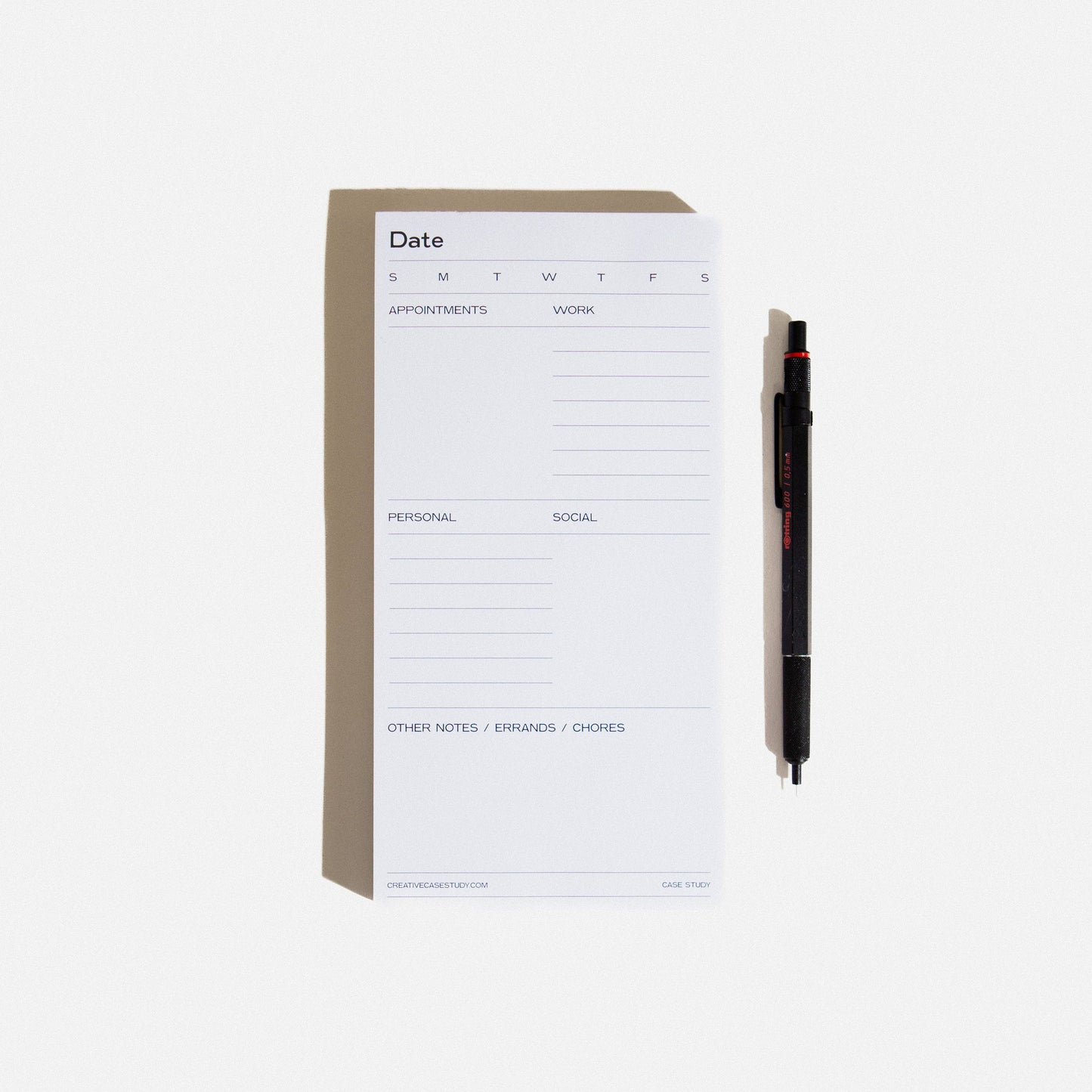 Daily Task Notepad Planner