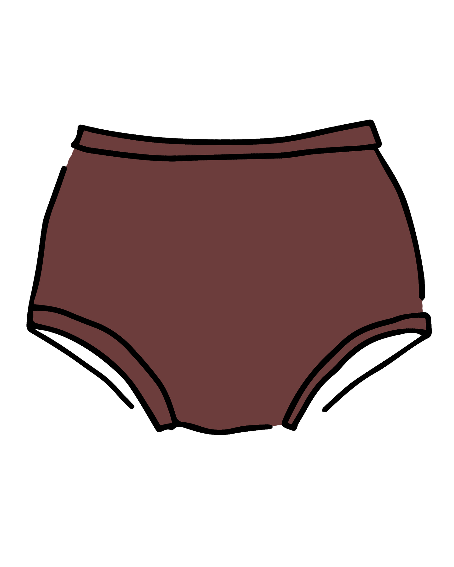Organic Original Underwear | Chestnut