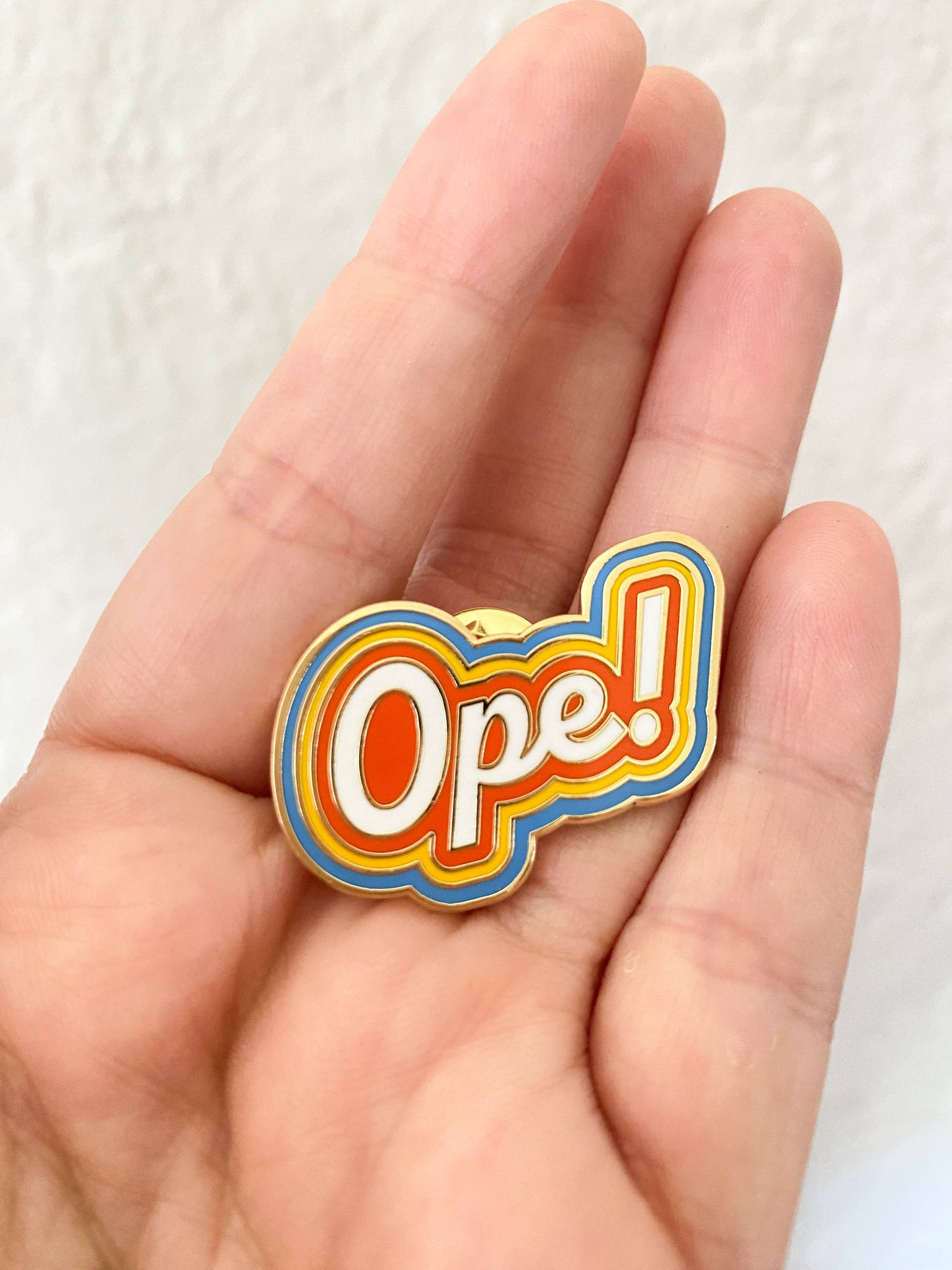 Ope! Midwest Local Love Enamel Pin 