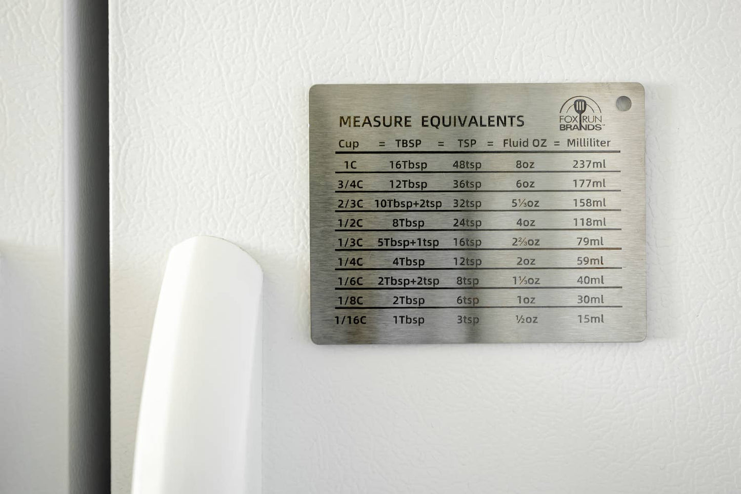 Stainless Steel Conversion Chart Magnet
