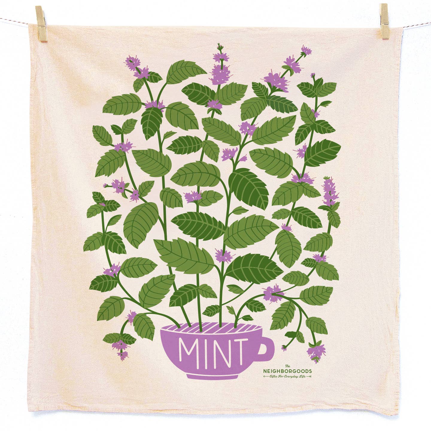 Lilac Mint Tea Towel Set