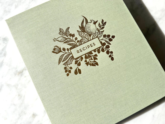 Recipe Binder Set: Sage