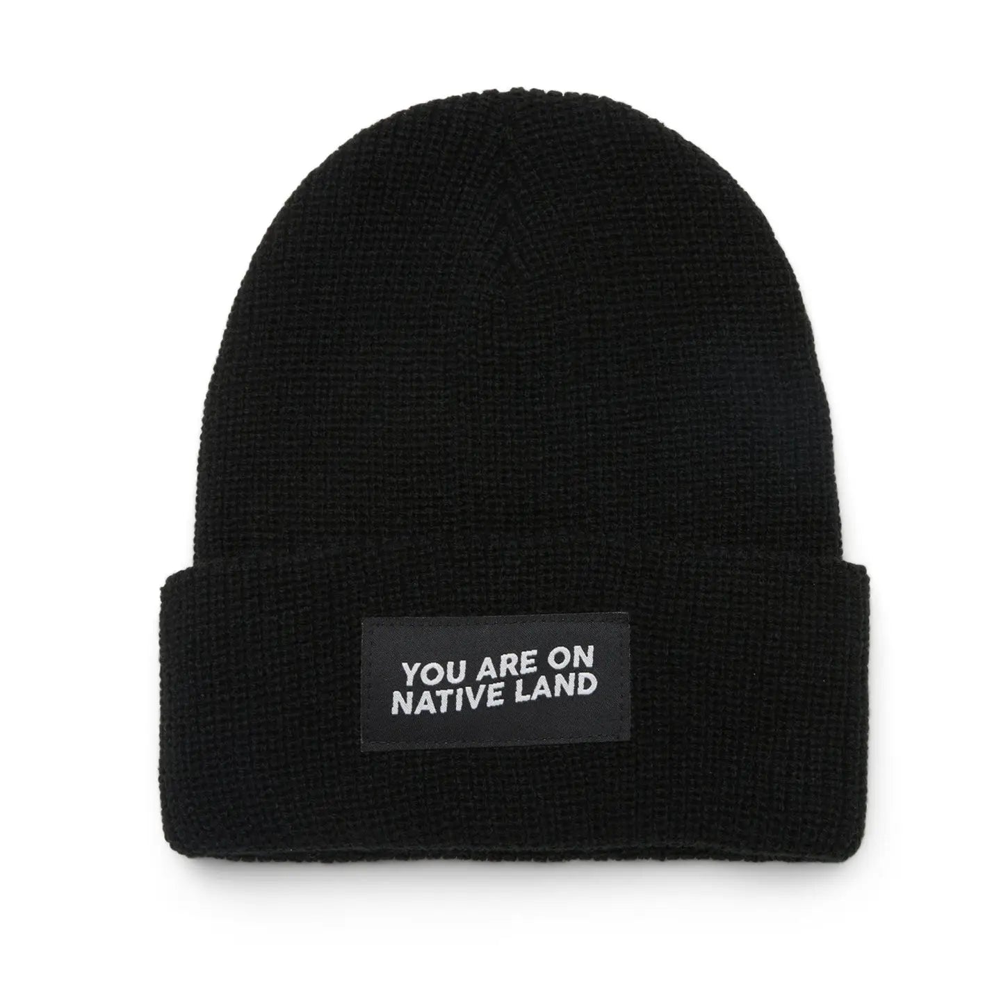 'You are on Native Land' Ribbed Beanies