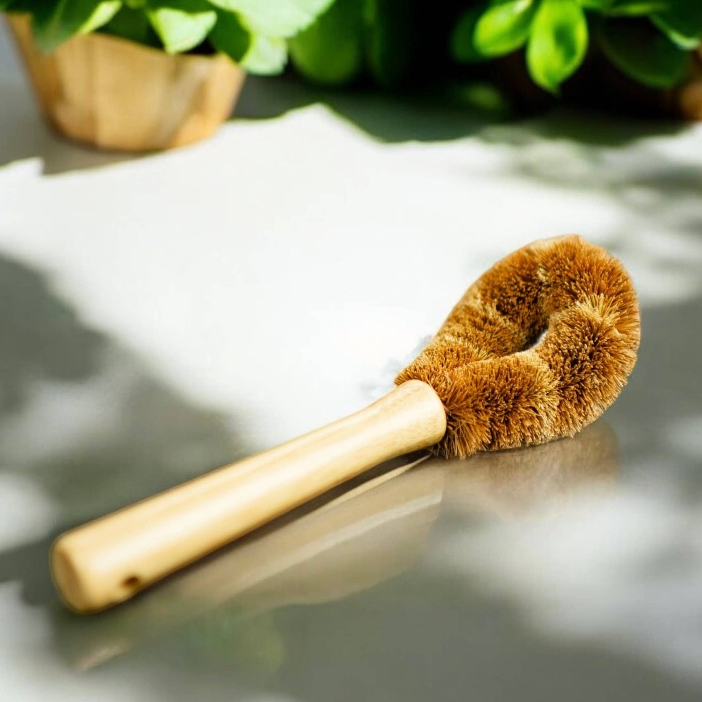 Bamboo Glassware Scrub Brush