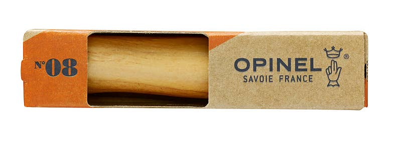 Opinel - No.08 Stainless Steel Olive Folding Knives: Olive