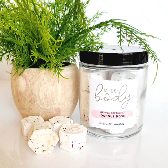 Mini Shower Steamers 12ct: Milk + Honey