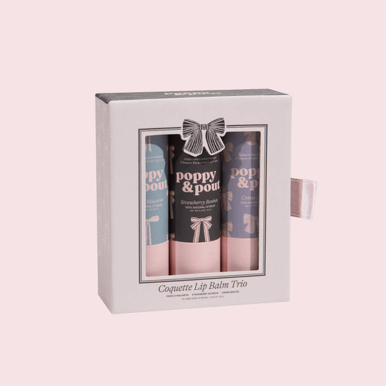 Poppy & Pout Lip Balm Trio
