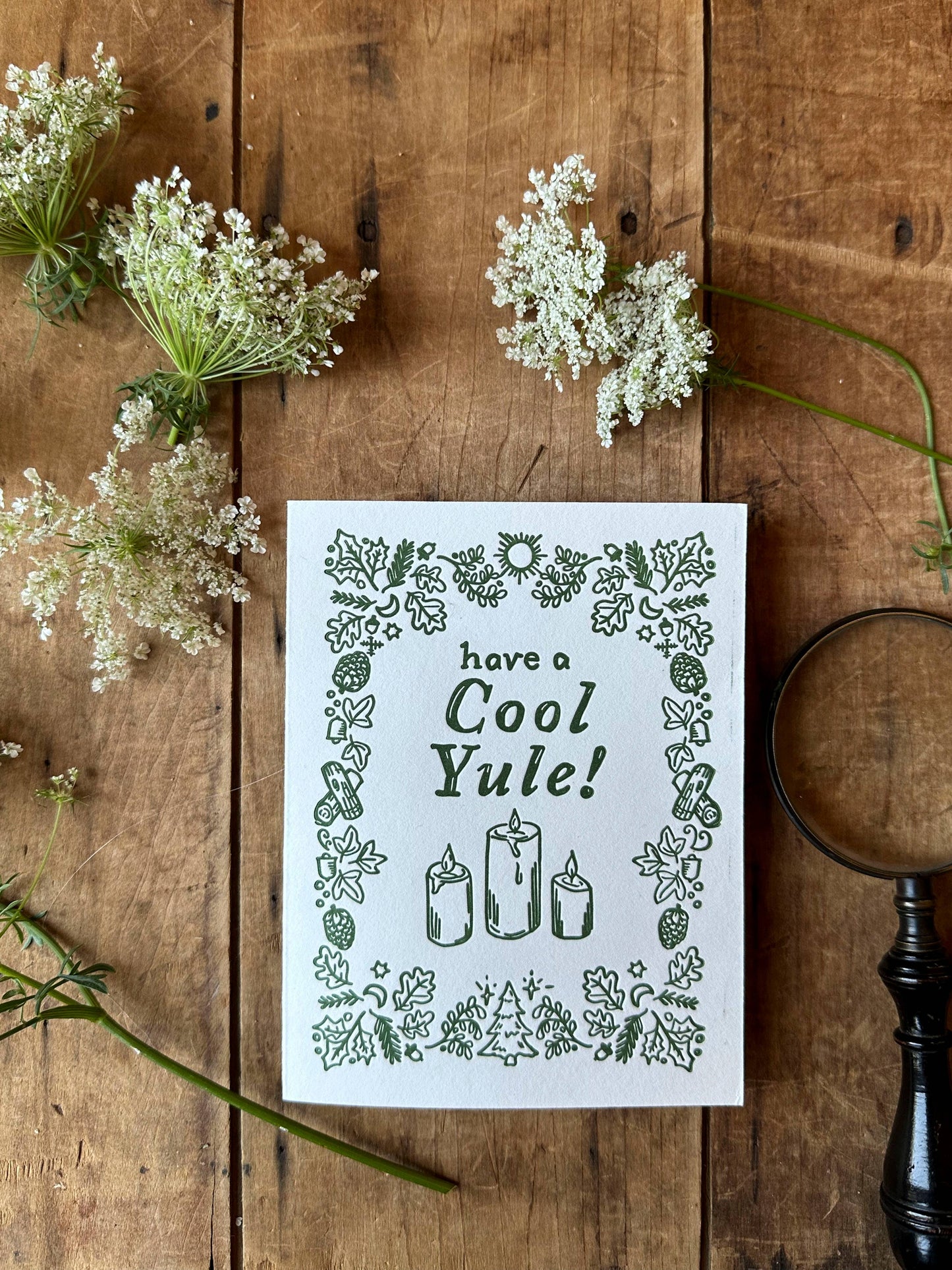 Cool Yule Letterpress Card