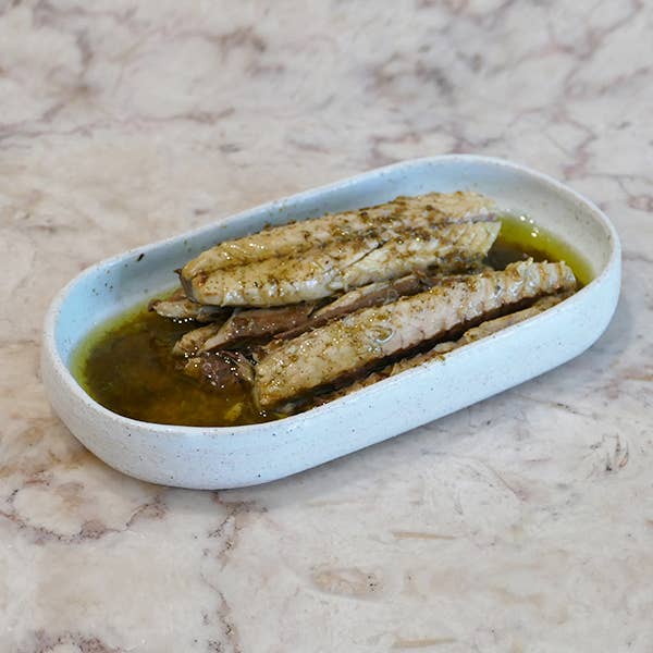 Mackerel Fillets in Thyme + Olive Oil by Miss Can