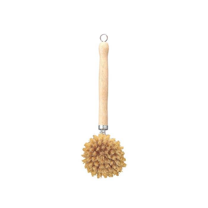 Dish Scrub Brush w/ Wooden Handle