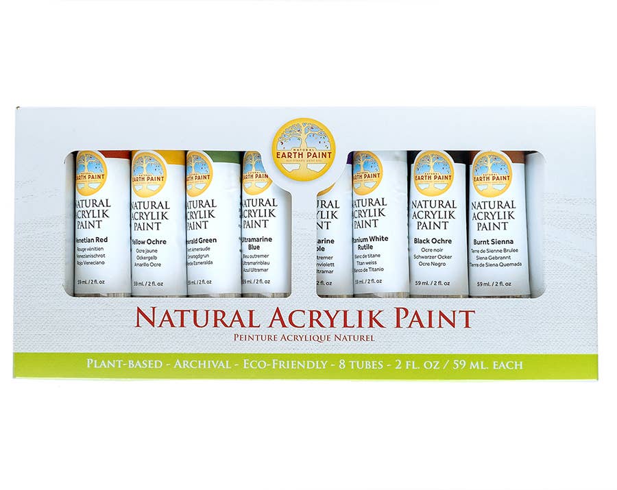 Natural Earth Paint - Natural Acrylik Paint Sets™: Earth Colors Set