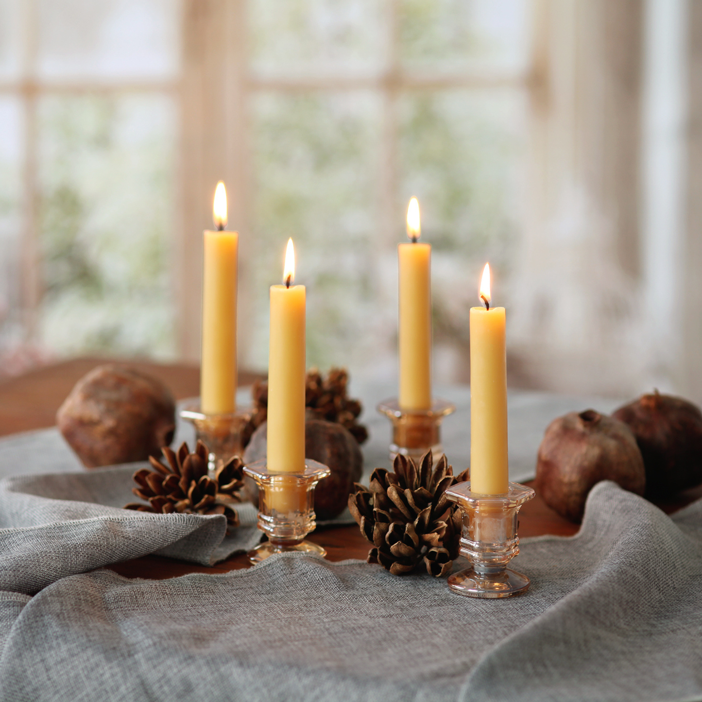 Beeswax Celebration Taper Candles