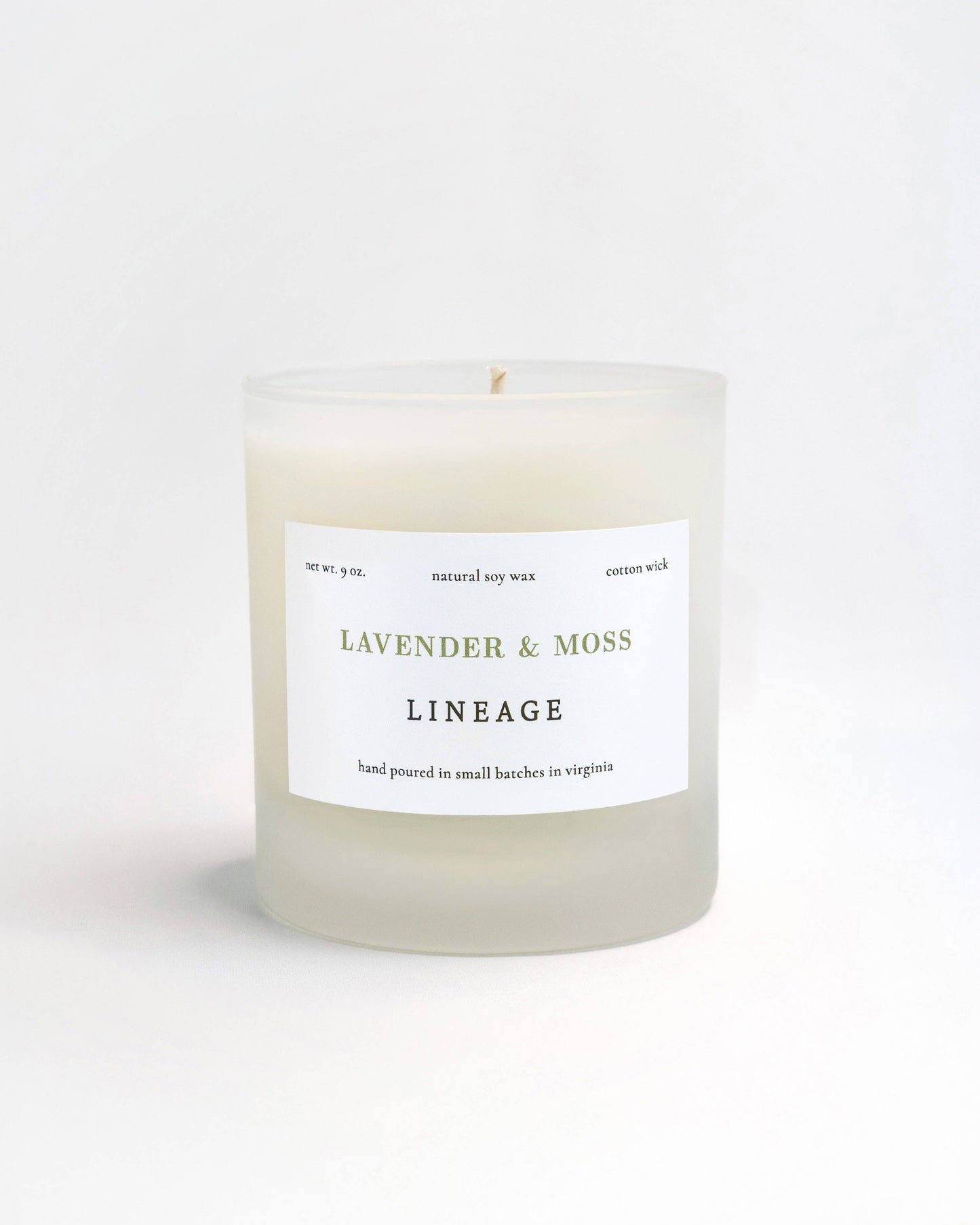Lavender & Moss Candle