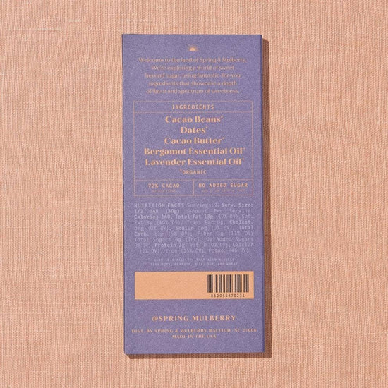 Date-Sweetened Dark Chocolate | Essence Collection by Spring & Mulberry
