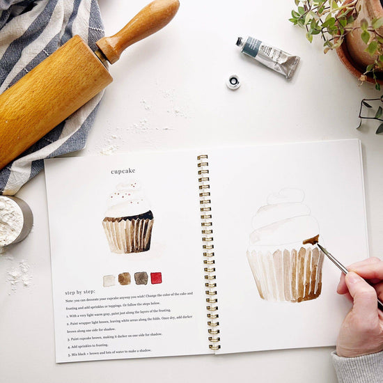 Emily Lex Studio - Watercolor Workbook: Baking