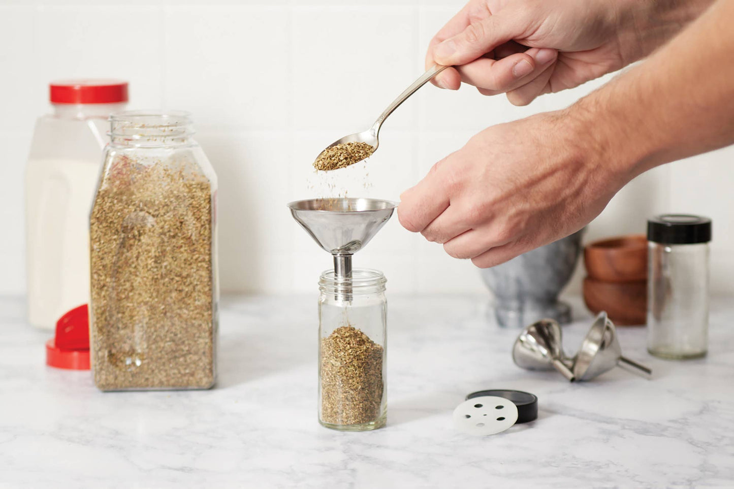Stainless Steel Funnel | Set of 3