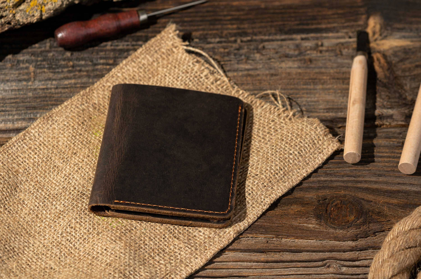 Leather Bifold Wallet