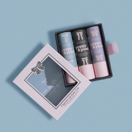 Poppy & Pout Lip Balm Trio