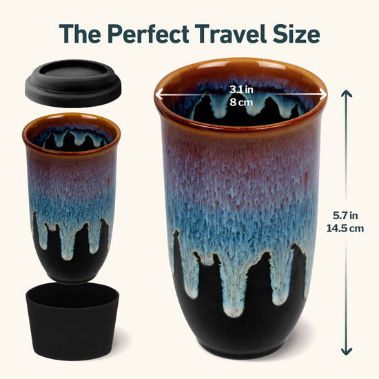 16oz Ceramic Travel Mug