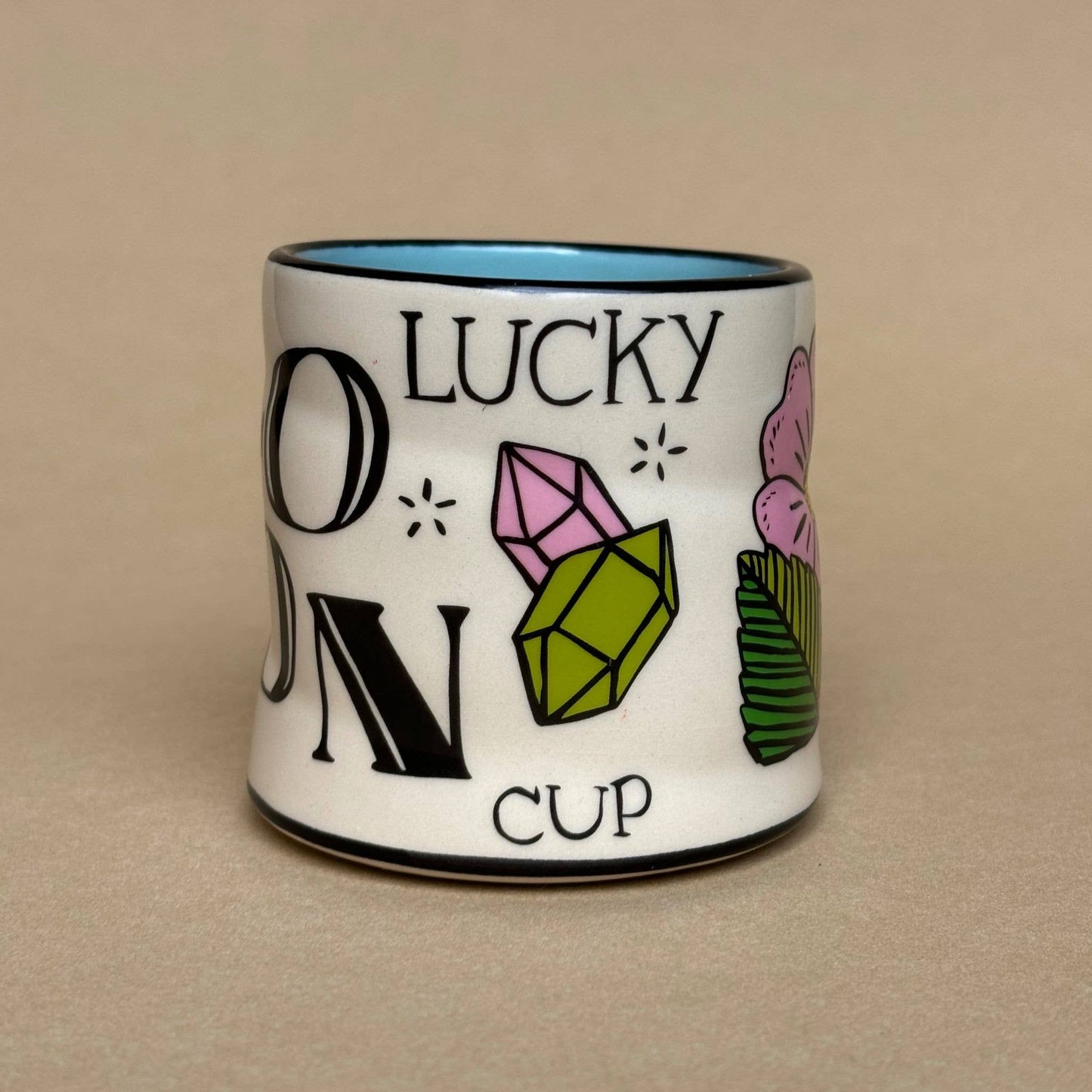 Lucky Loon Ceramic Mug/Cup Medium by The Bowl Maker
