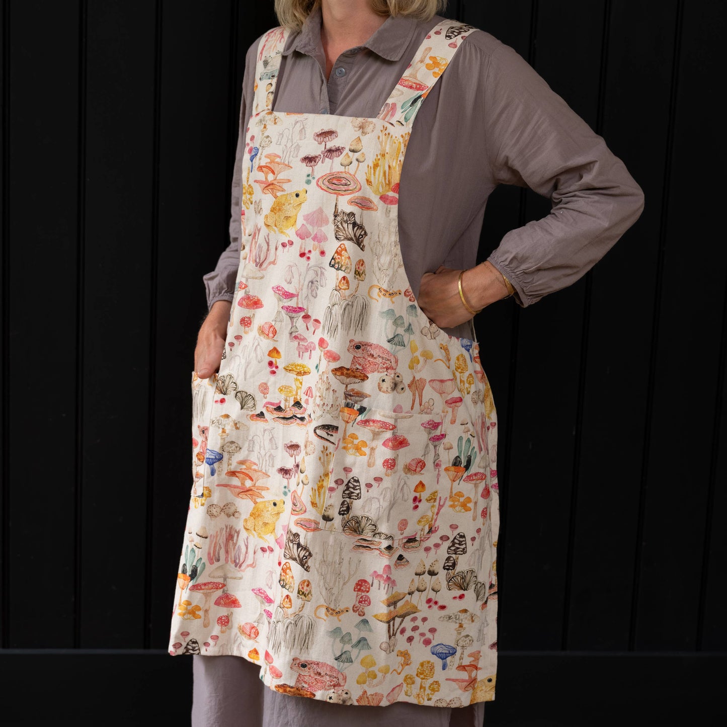 Smock Apron | Mushroom Magic