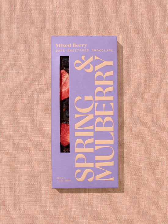 Date-Sweetened Dark Chocolate | Embellished Collection by Spring & Mulberry