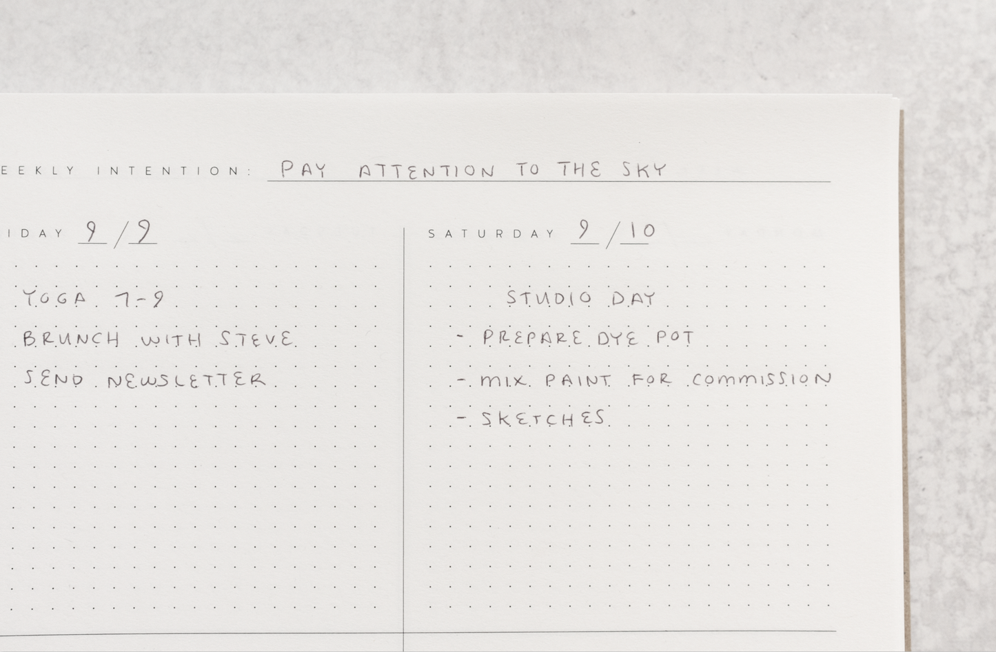 Upcycled Moon Phases Planner