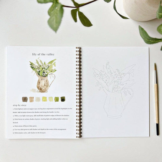 Load image into Gallery viewer, Watercolor Workbook: Bouquets
