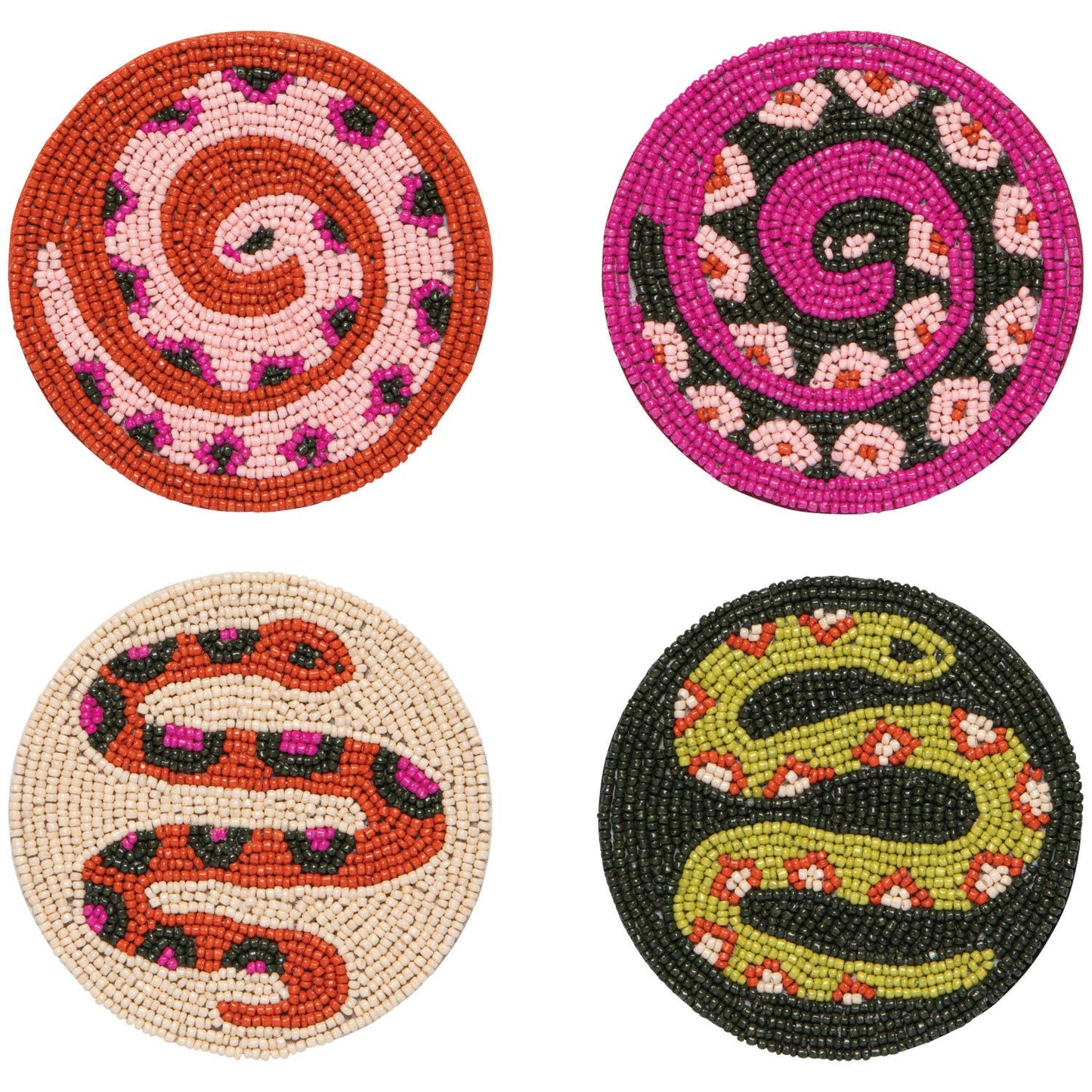 Beaded Coasters Set