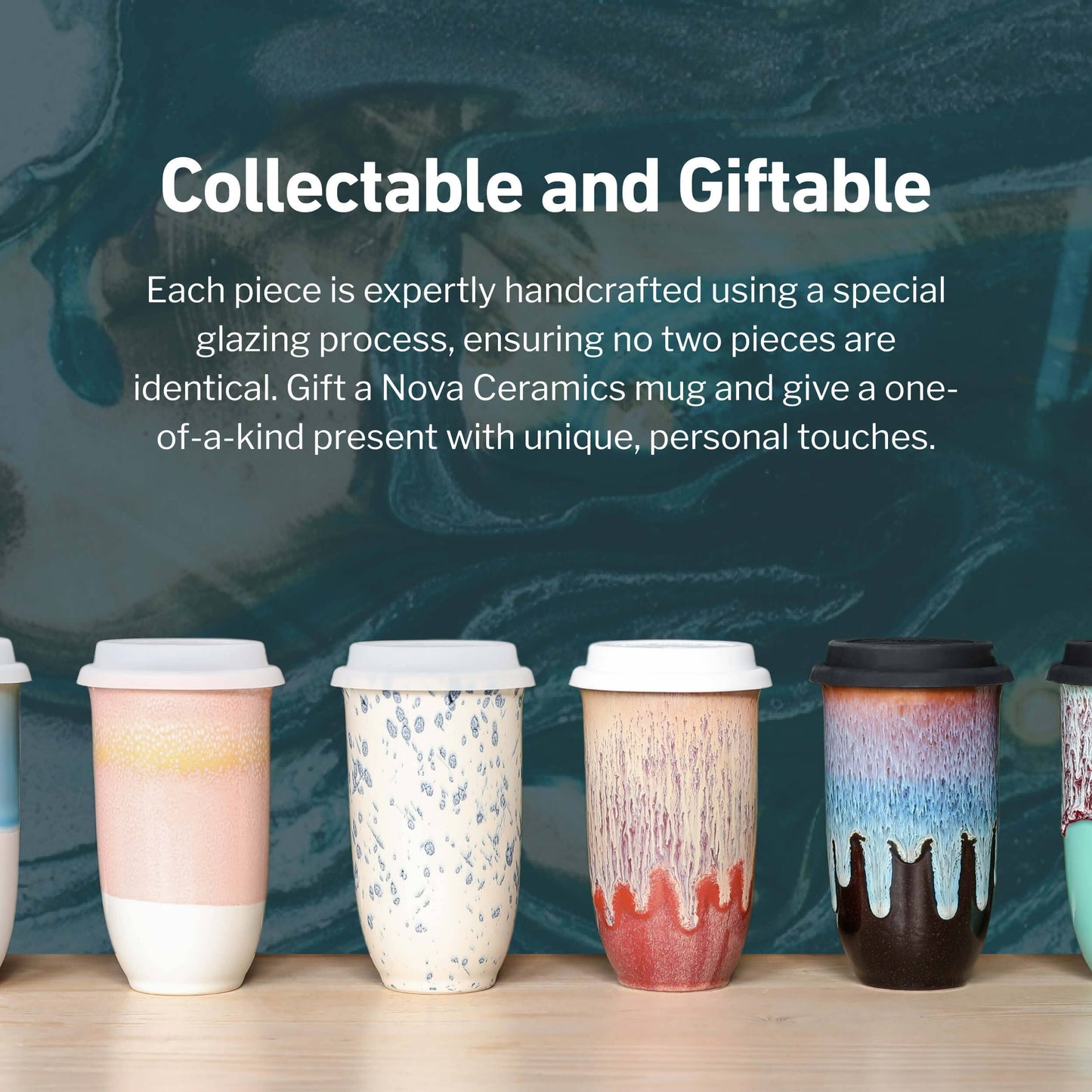 16oz Ceramic Travel Mug