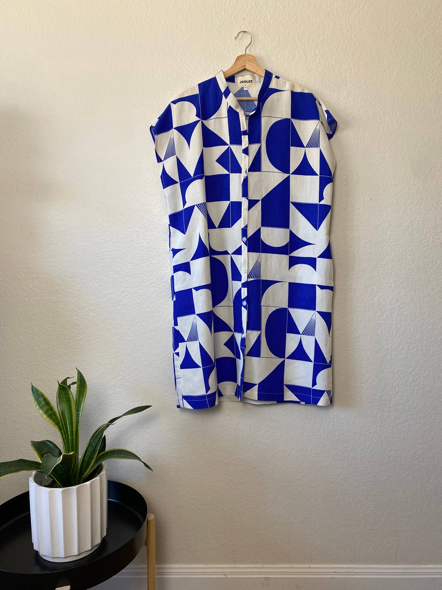 Deep Blue Shirt Dress by Joolee