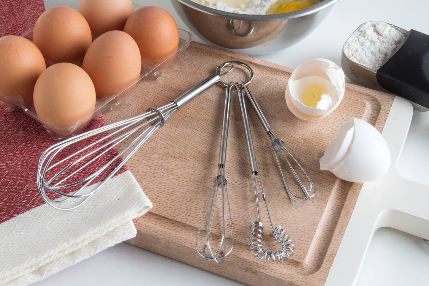 Mini Whisks: Set of 4