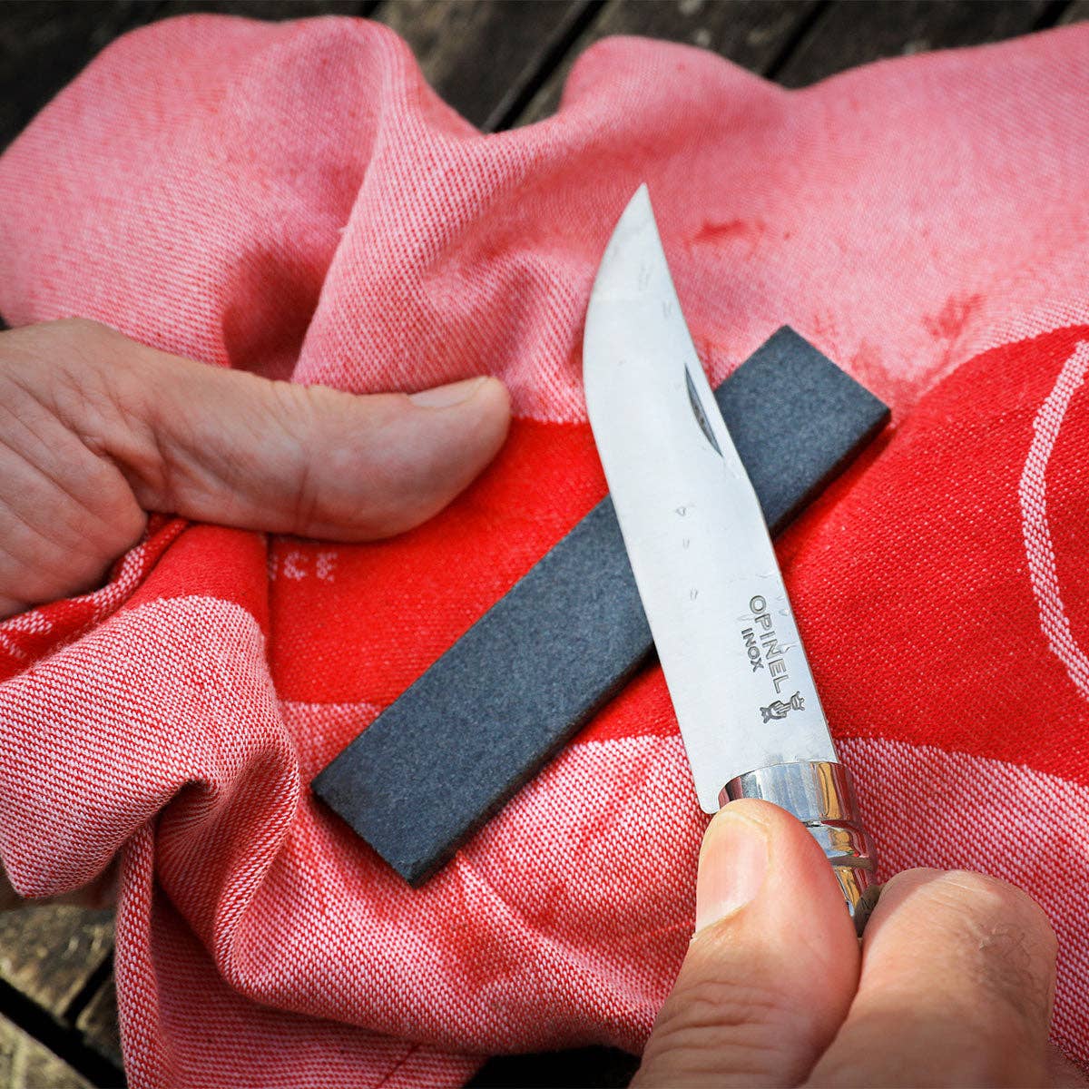 Small Natural Sharpening Whetstone by Opinel