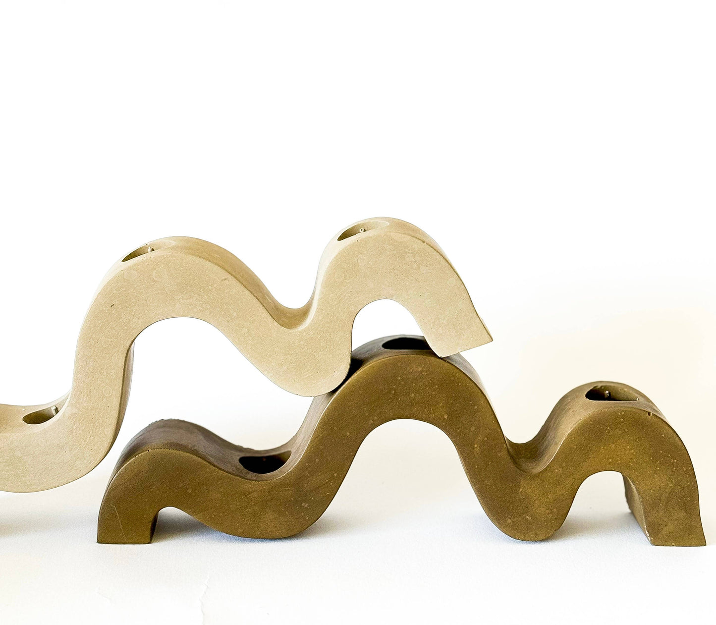 Wavy Candlestick Holder