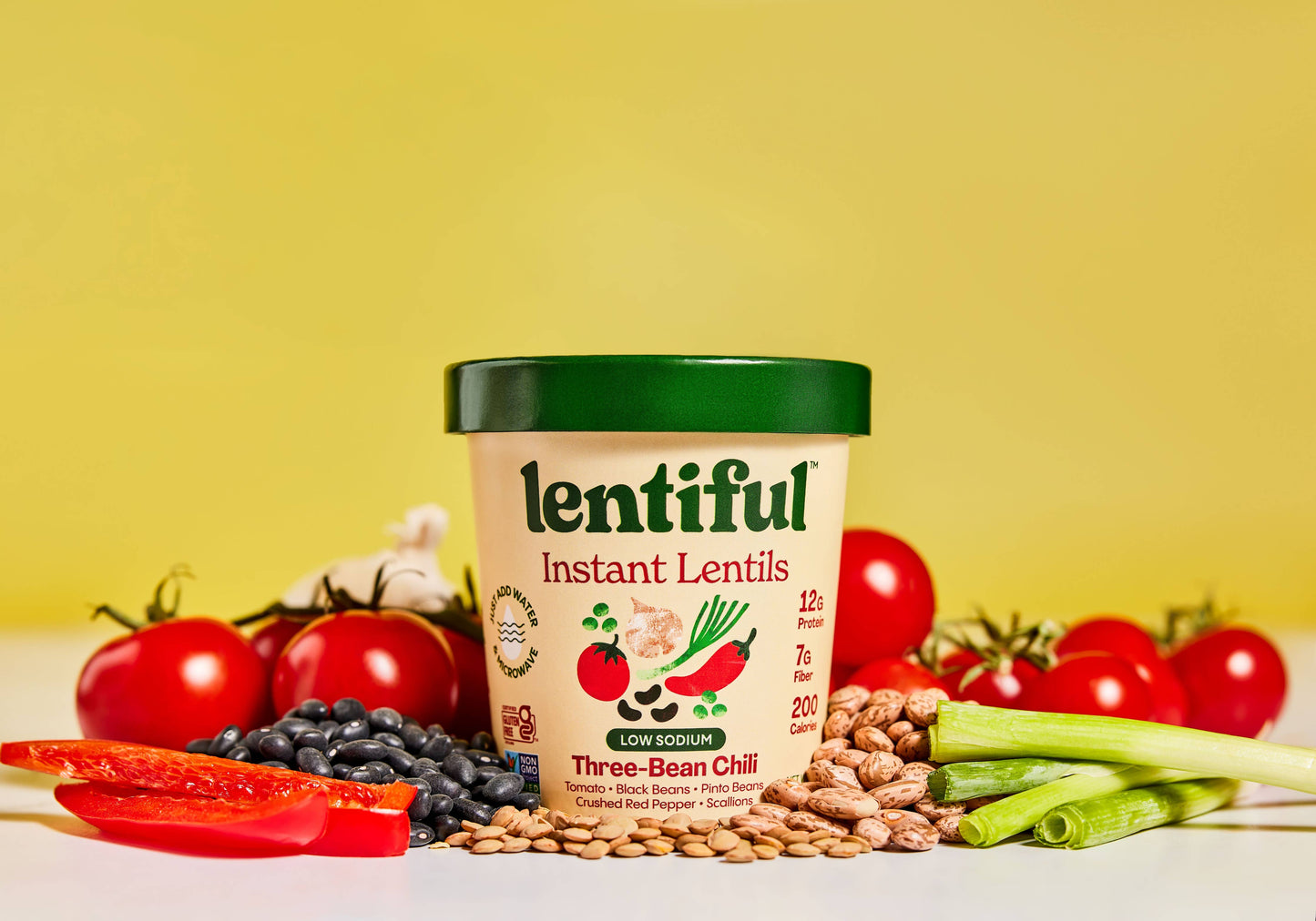 Instant Lentils Three-Bean Chili