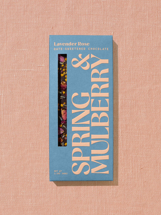 Date-Sweetened Dark Chocolate | Embellished Collection by Spring & Mulberry