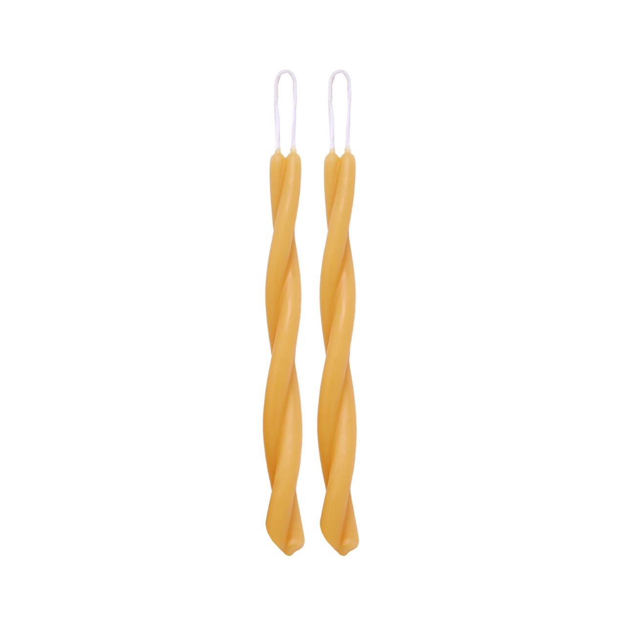 Beeswax Twisted Taper Candles