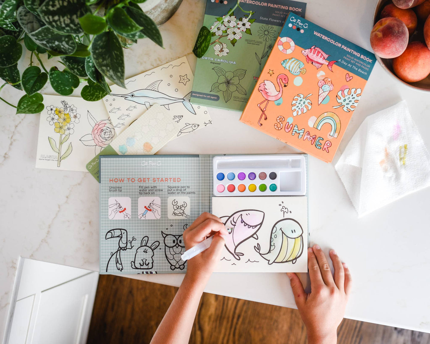 Watercolor Painting Book -  Advent Calendar