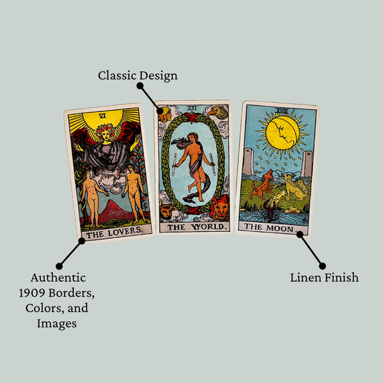 Classic 1909 Tarot Deck & Guide