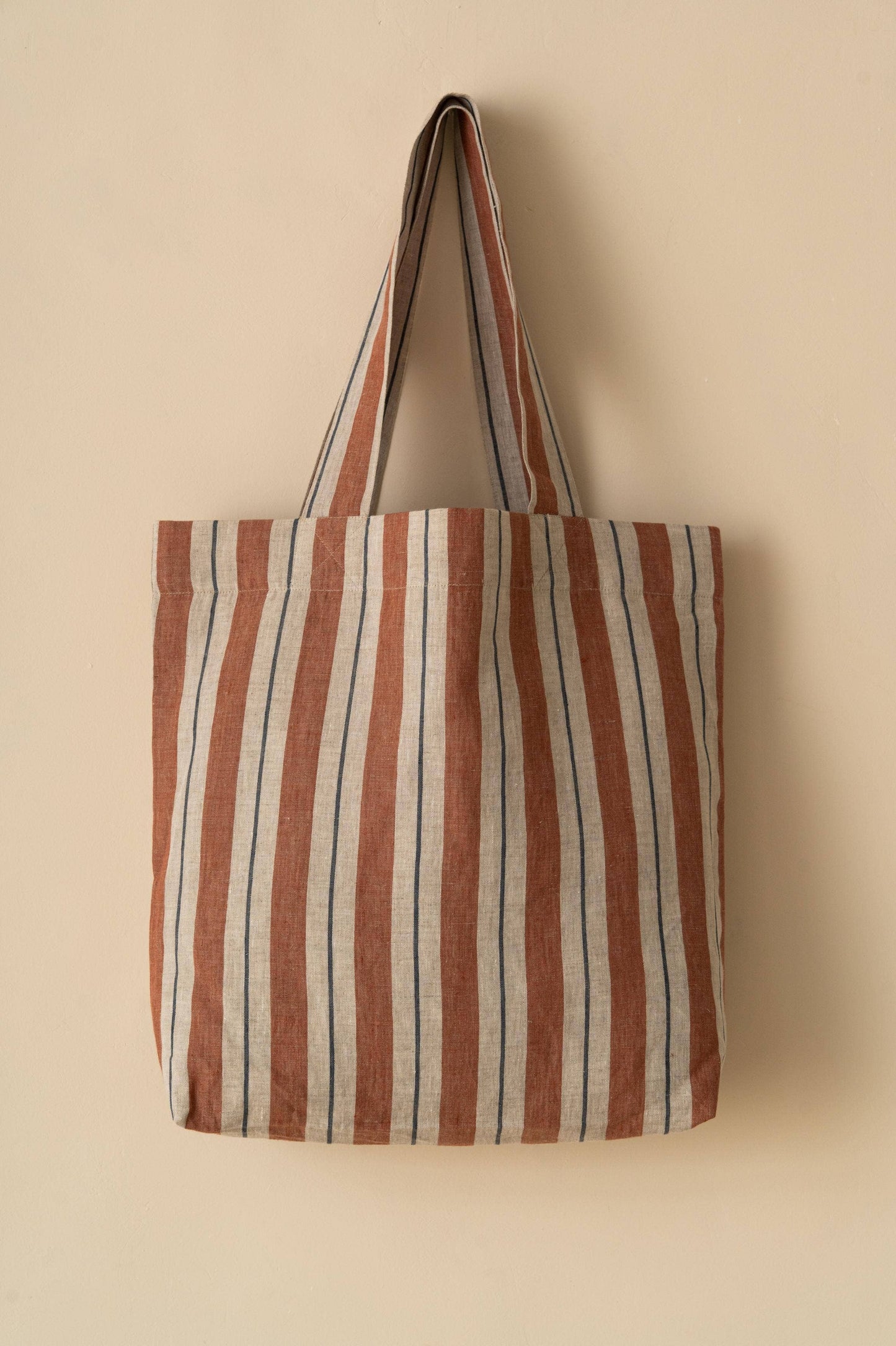 Linen Terracotta Segue Tote Bag