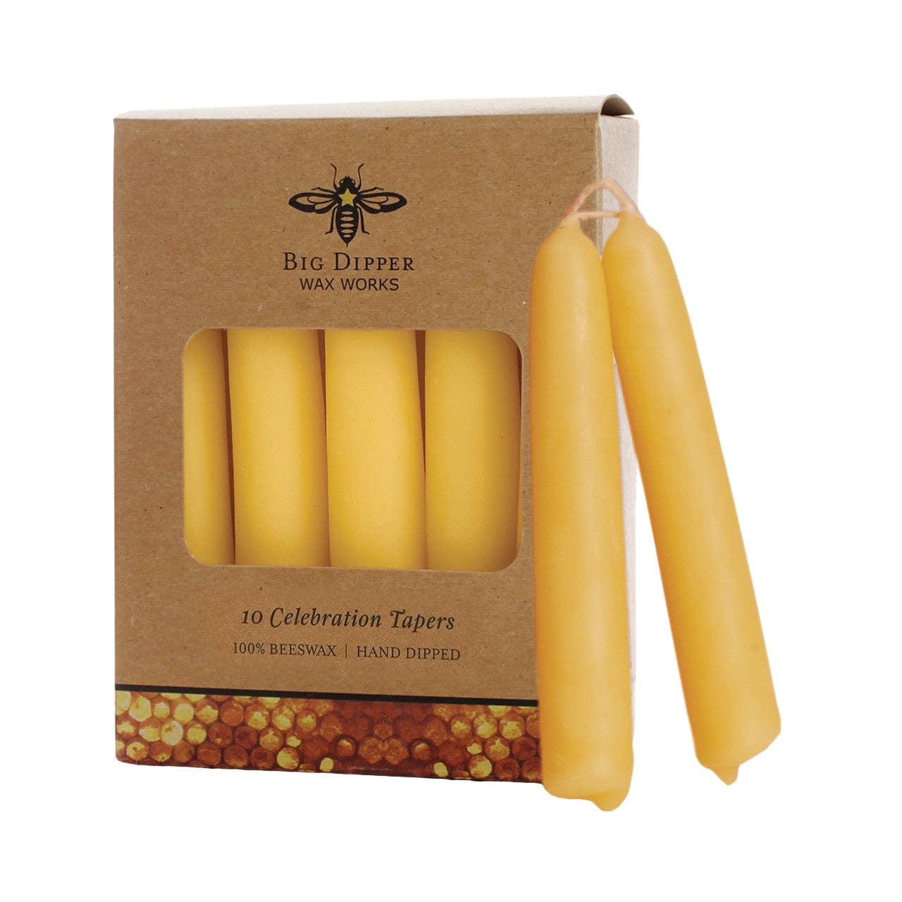 Beeswax Celebration Taper Candles