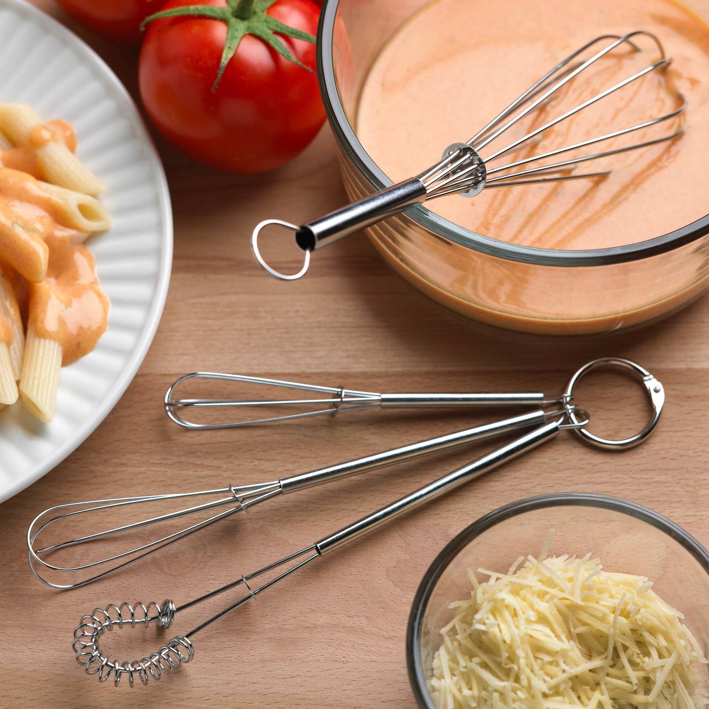 Mini Whisks: Set of 4