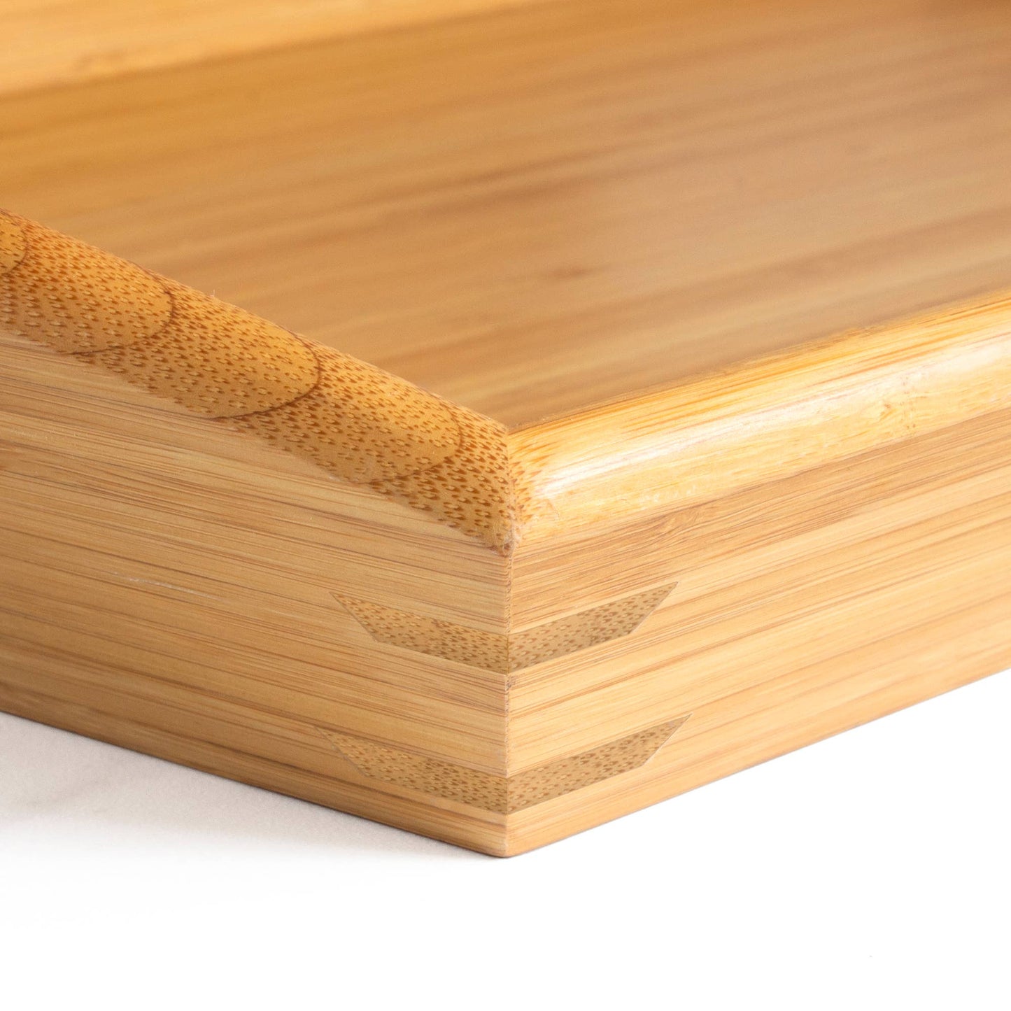 Bamboo Butler's Serving Tray with Handles