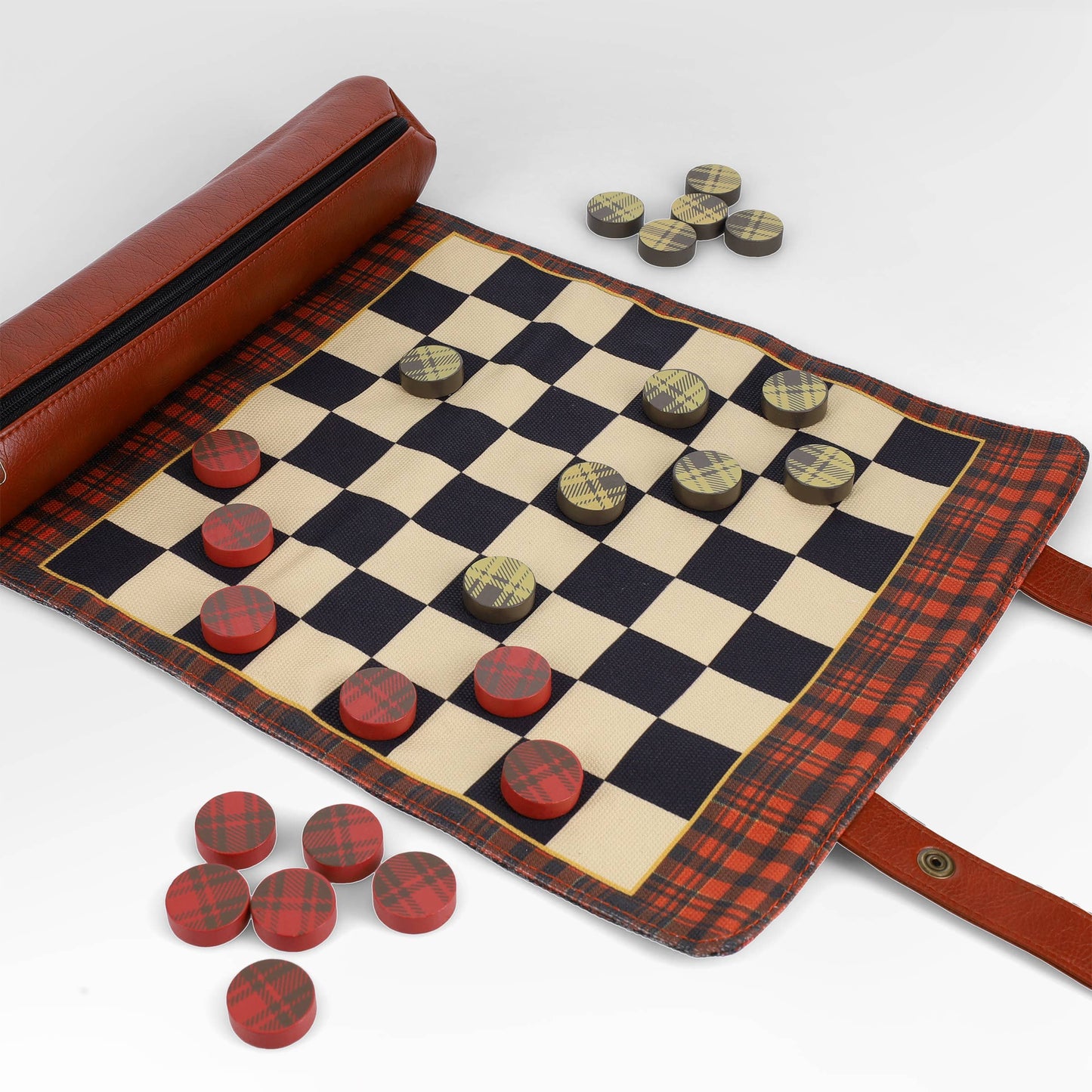 Pendleton Roll-Up Chess + Checkers