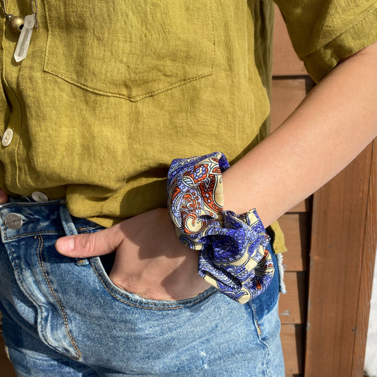 Upcycled Silk Scrunchies