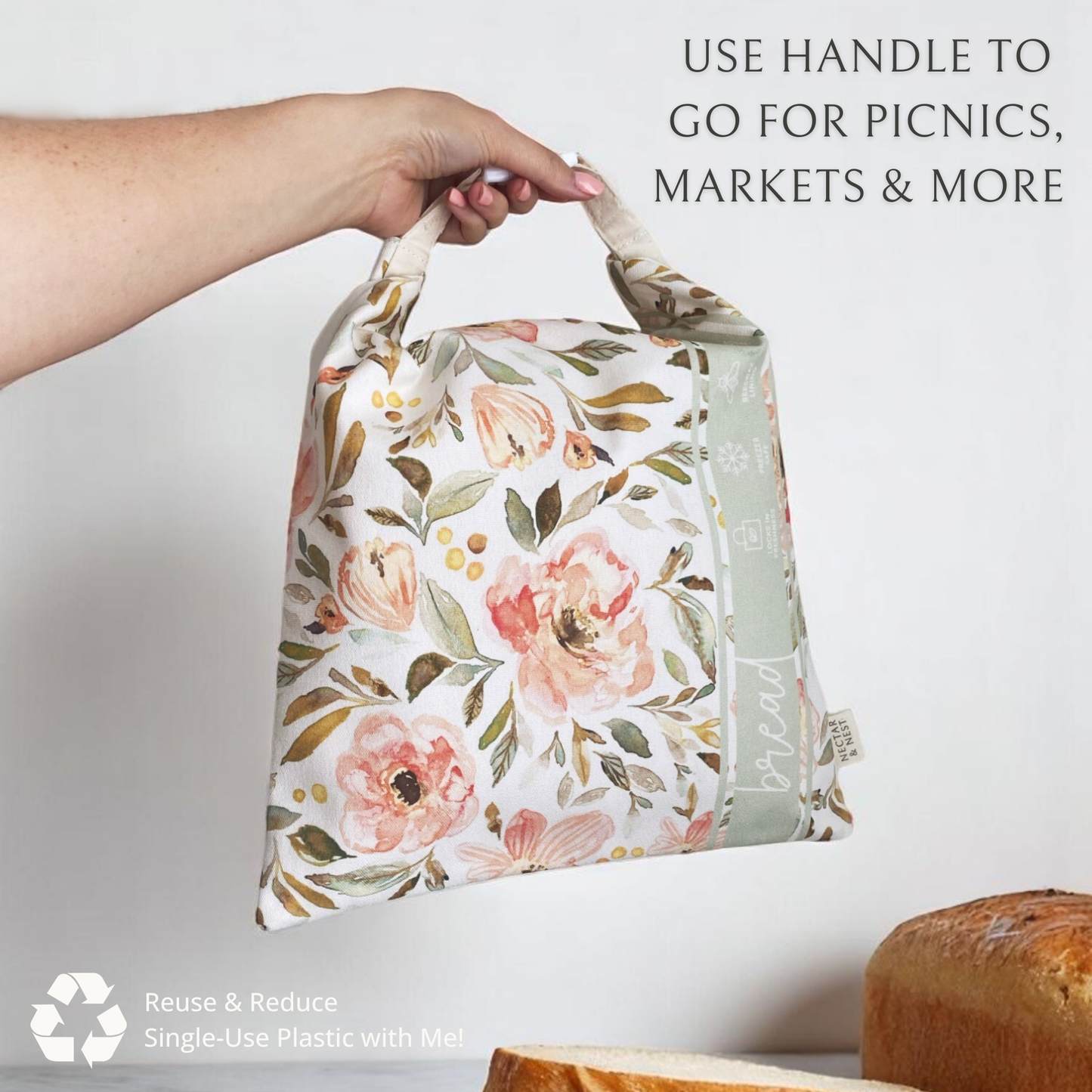 Beeswax Bread Bag + Bowl Cover